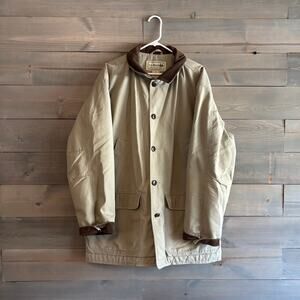 L.L. BEAN | Vintage Chore Jacket Thinsulate Quilted Barn Coat Tan Men's XL